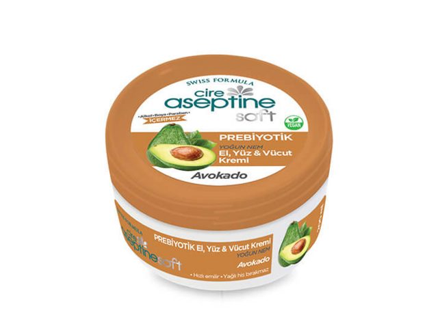 Cire Aseptine Soft Avocado Extract Intense Moisturizing Prebiotic Cream 200 ml