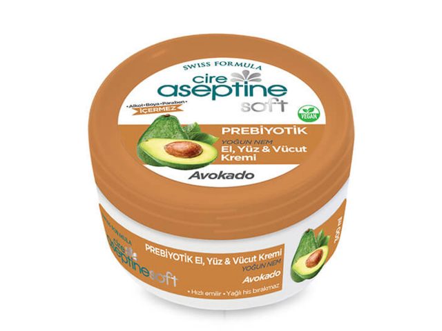 Cire Aseptine Soft Avocado Extract Intense Moisturizing Prebiotic Cream 300 ml