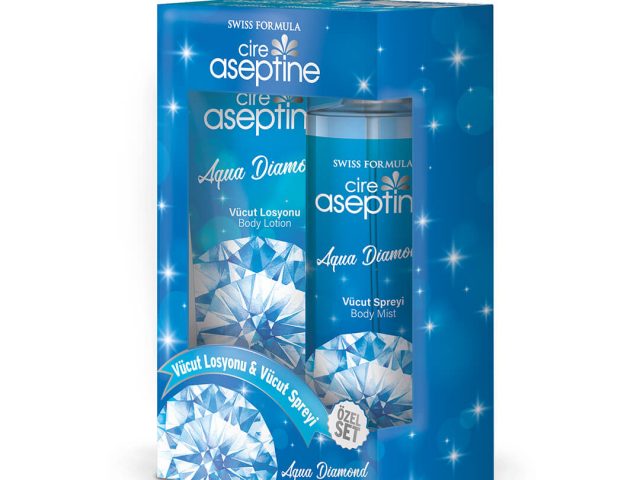 Cire Aseptine Aqua Diamond 200 ml Body Lotion & 200 ml Body Spray Set